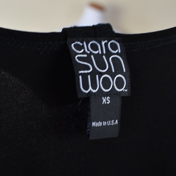 Clara Sun Woo Black Cut Out Dress XS NEW - Picture 7 of 9